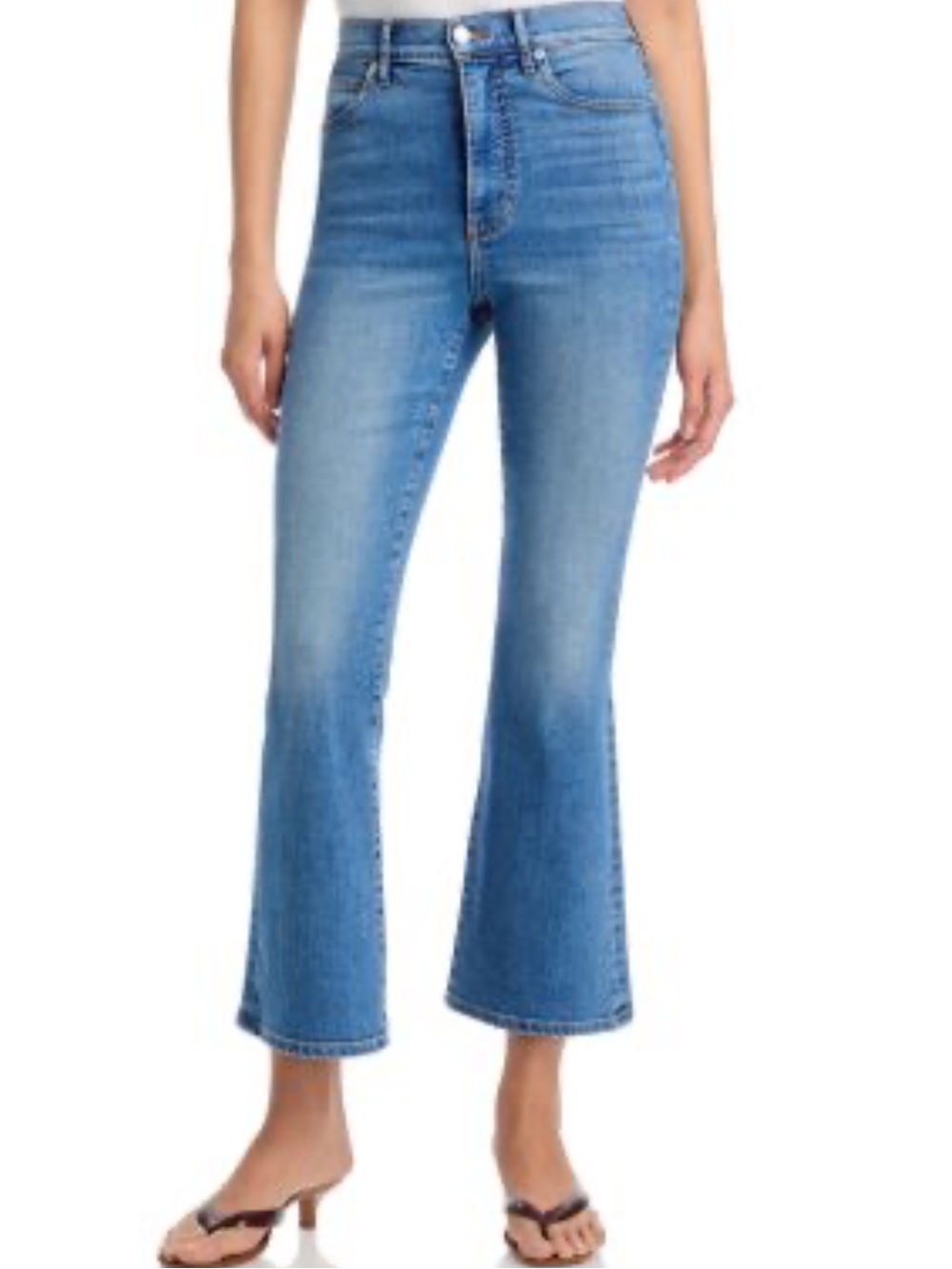 Veronica Beard Carson Ankle Flare High Rise